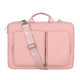 Sacoche Ordinateur Portable 13.3 Pouces Rose Vibration-Proof Imperméable et Résistante aux Chocs Protection 360° avec Sangle Amovible