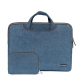 Sacoche Ordinateur Portable 13.3 Pouces Feuilles Colorées Bleu Étanche Résistante Chocs Matériaux Haut de Gamme - www.yonis-s...
