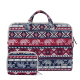 Sacoche Ordinateur Portable 13.3 Pouces Feuilles Colorées Bleu Étanche Résistante Chocs Matériaux Haut de Gamme - www.yonis-s...