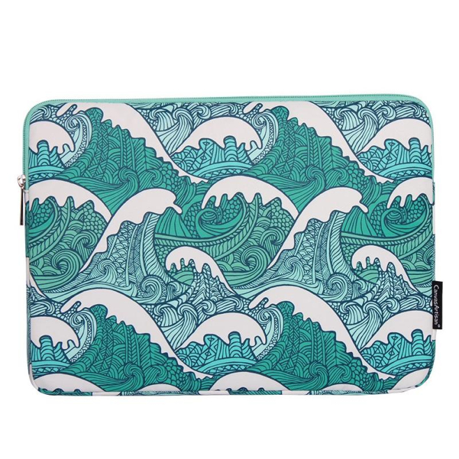 Sacoche Ordinateur Portable 13 Pouces Cuir PU Imperméable Résistante Aux Chocs Design Léger Pour Voyage - www.yonis-shop.com