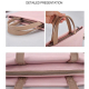 Sacoche Ordinateur Portable Imperméable Rose Grande Capacité Pour Laptop 13.3 Pouces - www.yonis-shop.com