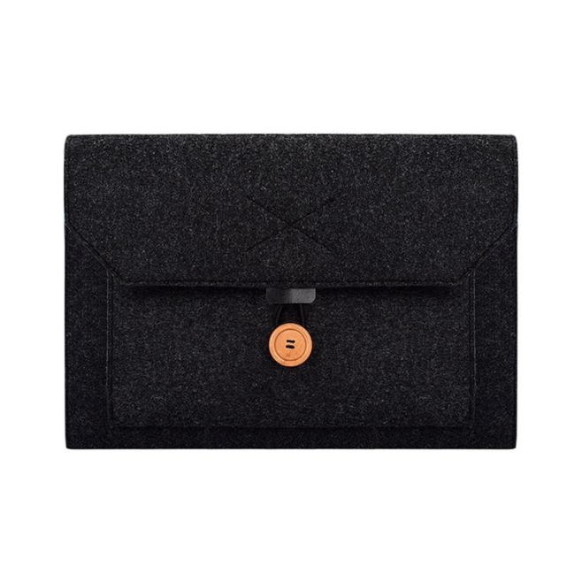 Sacoche Ordinateur Portable 13.3 Pouces Gris Avec Compartiments Multiples et Protection Complète En Feutre - www.yonis-shop.com