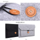 Sacoche Ordinateur Portable 13.3 Pouces Gris Avec Compartiments Multiples et Protection Complète En Feutre - www.yonis-shop.com