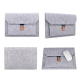 Sacoche Ordinateur Portable 13.3 Pouces Gris Avec Compartiments Multiples et Protection Complète En Feutre - www.yonis-shop.com