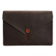 Sacoche Ordinateur Portable En Cuir Véritable Pour Laptop Et Tablette 13 Pouces Protection Contre Chocs Rayures Et Poussière