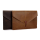 Sacoche Ordinateur Portable En Cuir Véritable Pour Laptop Et Tablette 13 Pouces Protection Contre Chocs Rayures Et Poussière ...