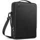 Sacoche Ordinateur Portable 13-14 Pouces Imperméable Multifonctionnelle avec Protection Complète et Design Confortable Noir