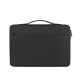 Sacoche Ordinateur Portable Imperméable 13.3 Pouces Gris Foncé Protection Antichoc Et Usure Design Ergonomique Poignée Rétrac...