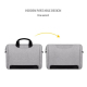 Sacoche Ordinateur Portable Étanche Résistante Avec Poignée Discrète Et Sangle Ajustable Pour Voyage Facile 13.3 Pouces - www...