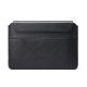 Sacoche Ordinateur Portable Cuir Microfibre Protection Complète Anti-Choc et Multi-Usage 13-14 Pouces Grise - www.yonis-shop.com