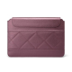 Sacoche Ordinateur Portable Cuir Microfibre Protection Complète Anti-Choc et Multi-Usage 13-14 Pouces Grise - www.yonis-shop.com