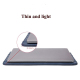 Sacoche Ordinateur Portable Cuir Microfibre Protection Complète Anti-Choc et Multi-Usage 13-14 Pouces Grise - www.yonis-shop.com