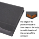 Sacoche Ordinateur Portable Cuir PU Bleu Protection Optimale Dissipation Thermique Confort et Antidérapant - www.yonis-shop.com