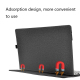 Sacoche Ordinateur Portable Anti-Chute En Cuir PU Rouge Élégante Et Respirante Avec Support Magnétique - www.yonis-shop.com