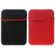 Sacoche Ordinateur Portable Imperméable 9.7 Pouces Neoprene Doux et Résistant Noir et Rouge Protection Antichoc et Antipoussière