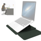 Sacoche Ordinateur Portable 4 en 1 Imperméable en Cuir PU avec Poignée Support et Porte-Stylo Rose Gold pour Laptops 11/12 Po...