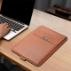 Sacoche Ordinateur Portable 4 en 1 Imperméable en Cuir PU avec Poignée Support et Porte-Stylo Rose Gold pour Laptops 11/12 Po...