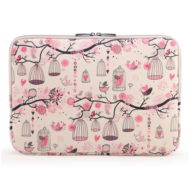 Sacoche Ordinateur Portable 10 Pouces Rose Cuir Imitation Résistante et Étanche Doublure Flanelle - www.yonis-shop.com