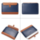 Sacoche Ordinateur Portable Microfibre Anti-Choc Noir Marron Protection Complète 11-12 Pouces - www.yonis-shop.com