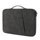 Sacoche Ordinateur Portable 9.7-11 Pouces Texture Cuir De Mouton Gris Grande Capacité Protection Antichoc Facile À Transporter