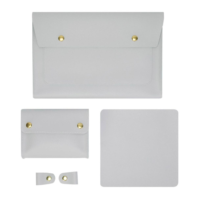 Sacoche Ordinateur Portable Cuir Imperméable 13 Pouces Design Élégant Grande Capacité Protection Maximale - www.yonis-shop.com