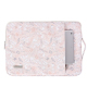 Sacoche Ordinateur Portable 11 Pouces Rose Clair Étanche Résistante Aux Chocs Avec Poignée Télescopique