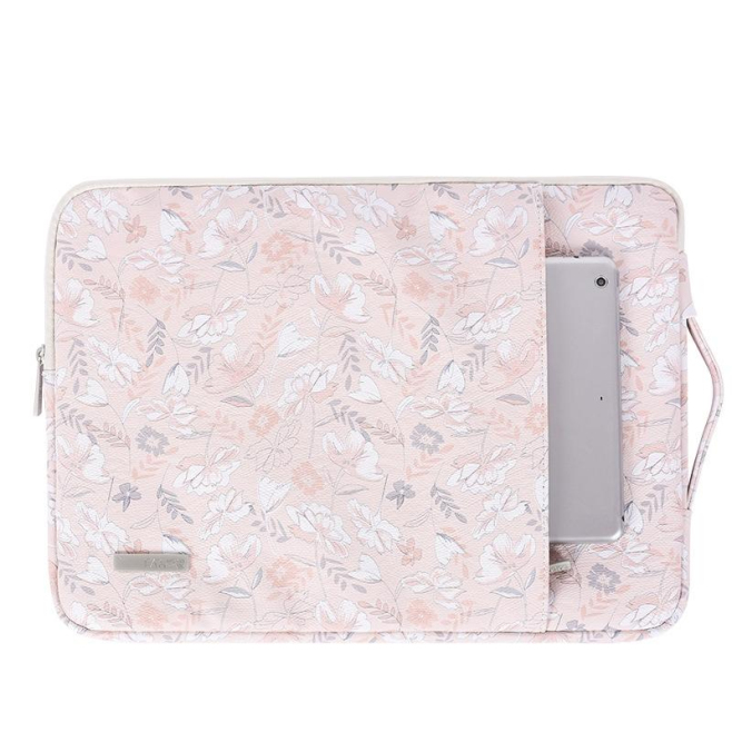 Sacoche Ordinateur Portable 11 Pouces Rose Clair Étanche Résistante Aux Chocs Avec Poignée Télescopique - www.yonis-shop.com