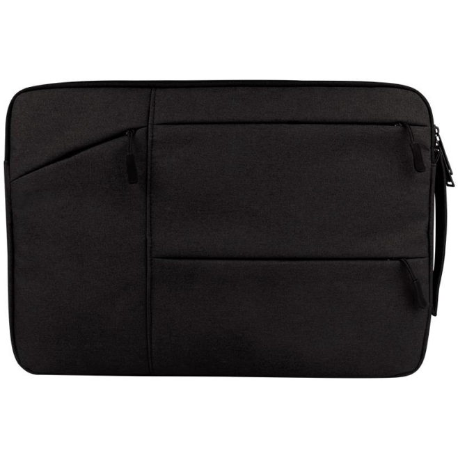 Sacoche Ordinateur Portable Universelle Multi-Poches En Tissu Oxford Doux Pour Ordinateurs Et Tablettes 13 Pouces Et Moins Gr...