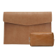 Sacoche Ordinateur Portable En Cuir PU Imperméable Anti-Rayures Pour Macbook Et Plus