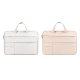 Sacoche Ordinateur Portable Étanche Et Résistante 13.3 Pouces Design Léger Et Confortable En Polyester Crème - www.yonis-shop...