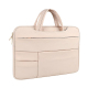 Sacoche Ordinateur Portable Étanche Et Résistante 13.3 Pouces Design Léger Et Confortable En Polyester Crème - www.yonis-shop...
