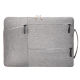 Sacoche Ordinateur Portable 15.6-17 Pouces Gris Protection Antichoc Compartiments Multiples