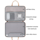 Sacoche Ordinateur Portable Cuir Véritable Imperméable Ouverture Totale Confortable 13 Pouces - www.yonis-shop.com