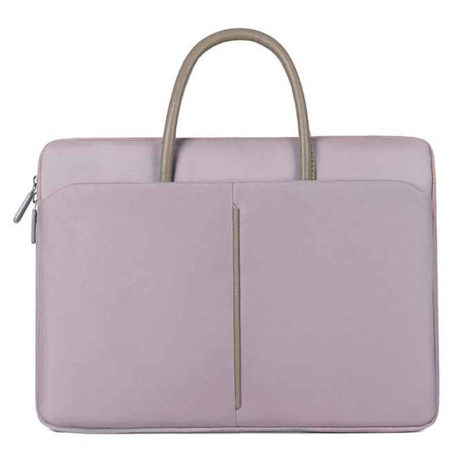 Sacoche Ordinateur Portable 13 Pouces Étanche et Antichoc avec Poignée PU pour Homme et Femme - www.yonis-shop.com