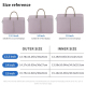 Sacoche Ordinateur Portable 13 Pouces Étanche et Antichoc avec Poignée PU pour Homme et Femme - www.yonis-shop.com