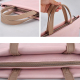 Sacoche Ordinateur Portable 13.3 Pouces Rose Avec Bandoulière Amovible Design Léger et Élégant En PU - www.yonis-shop.com