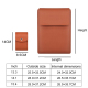 Sacoche Ordinateur Portable En Cuir PU Avec Support Ergonomique Et Pochette De Rangement Pour Laptop 13 Pouces - www.yonis-sh...