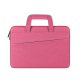 Sacoche Ordinateur Portable Étanche Et Anti-Choc 13.3 Pouces Rose Design Multi-Compartiments Confortable Et Résistante