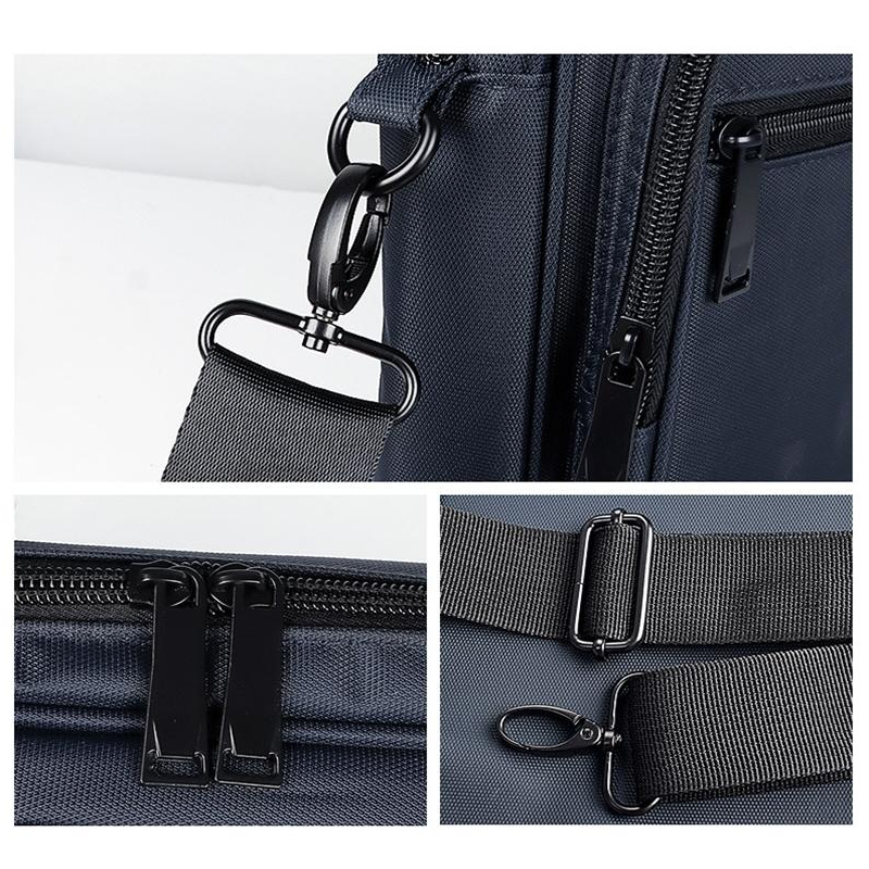 Sacoche Porte-Documents Oxford Grande Capacité B4 – Sac D'Affaires Multifonction Avec Fermeture Éclair, Idéal Bureau & Voyage