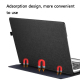 Sacoche Ordinateur Portable En Cuir PU Gris Élégant Protection Et Dissipation Thermique Optimale - www.yonis-shop.com