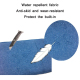 Sacoche Ordinateur Portable Imperméable Anti-Vibration 13 Pouces Bleu Protection Douce Et Légère - www.yonis-shop.com