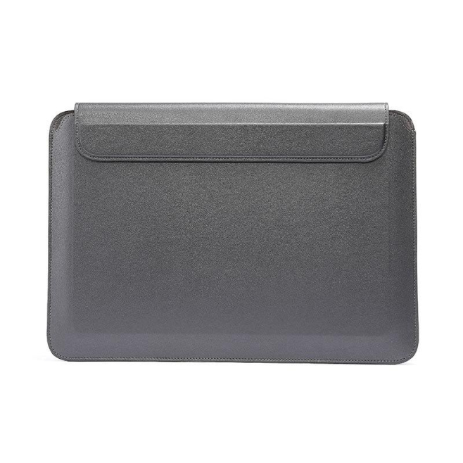 Sacoche Ordinateur Portable Multifonctionnelle 13 Pouces Bleu Cuir Résistant à l'Eau et aux Chocs Design Ergonomique avec Sup...