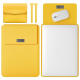 Sacoche Ordinateur Portable Cuir Léger et Pratique Résistante aux Rayures et Éclaboussures 13/14 Pouces