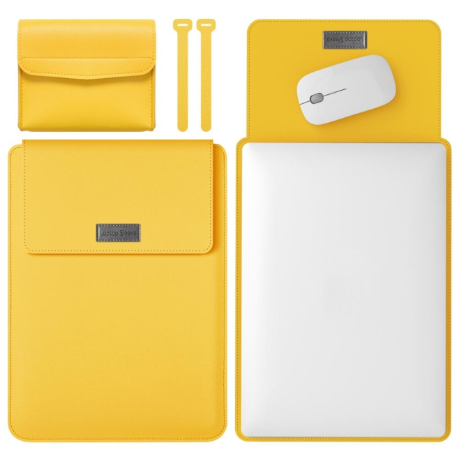 Sacoche Ordinateur Portable Cuir Léger et Pratique Résistante aux Rayures et Éclaboussures 13/14 Pouces - www.yonis-shop.com