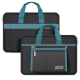 Sacoche Ordinateur Portable 13 Pouces Tissu Oxford Résistant à l'Eau avec Pochette Accessoire pour Voyage Affaires et Études ...