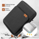 Sacoche Ordinateur Portable 13 Pouces Étanche Résistante Aux Rayures Avec Compartiments Indépendants Et Protection Rembourrée...