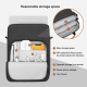 Sacoche Ordinateur Portable 13 Pouces Étanche Résistante Aux Rayures Avec Compartiments Indépendants Et Protection Rembourrée...