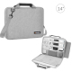 Sacoche Ordinateur Portable Étanche Haute Qualité Pour Macbook Lenovo ASUS HP Design Élégant Et Léger Protection Multi-Couche 13-14 Pouces