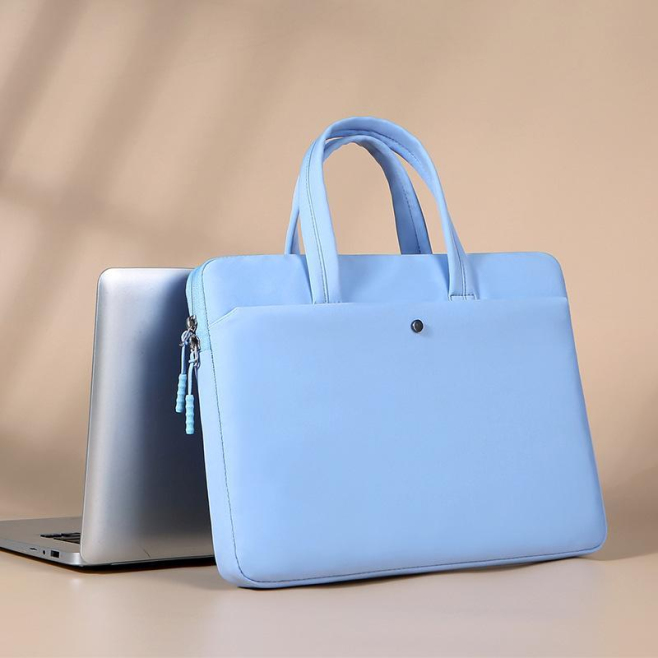 Sacoche Ordinateur Portable Femme 13 Pouces Imperméable et Légère avec Compartiment Accessoires - www.yonis-shop.com