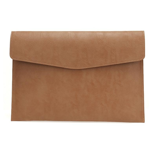 Sacoche Ordinateur Portable 13.3 Pouces Cuir PU Motif Litchi Étanche Anti-Rayures avec Fermeture Magnétique - www.yonis-shop.com